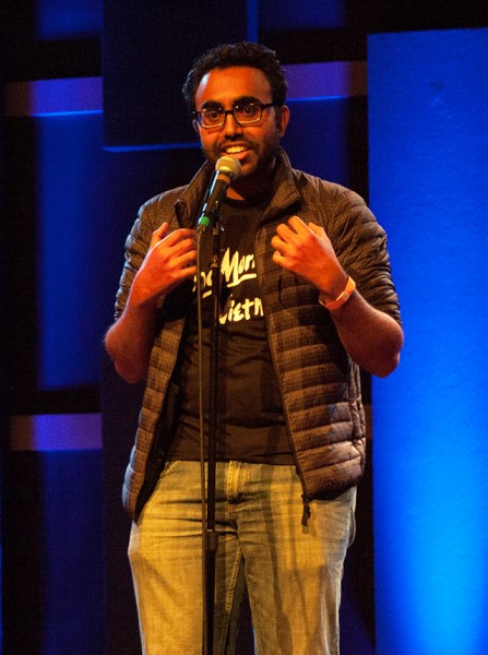 Zeeshan, a Temple Internal Medicine resident, performs at World Cafe Live in Philadelphia.