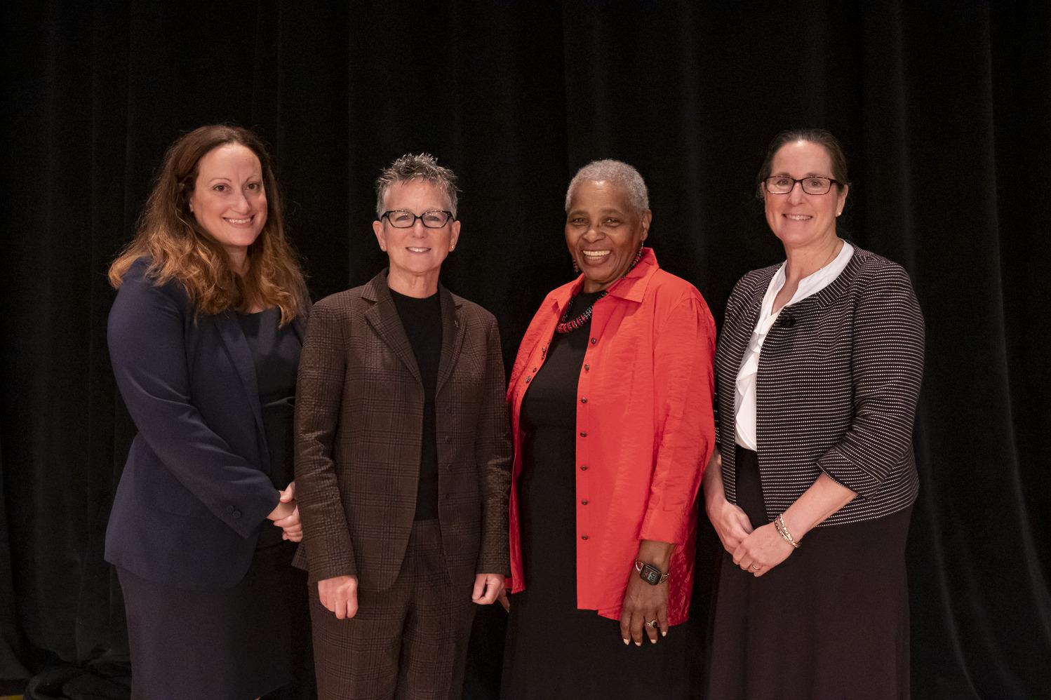 Dr. Goldberg, Dr. Stewart, and two other faculty members