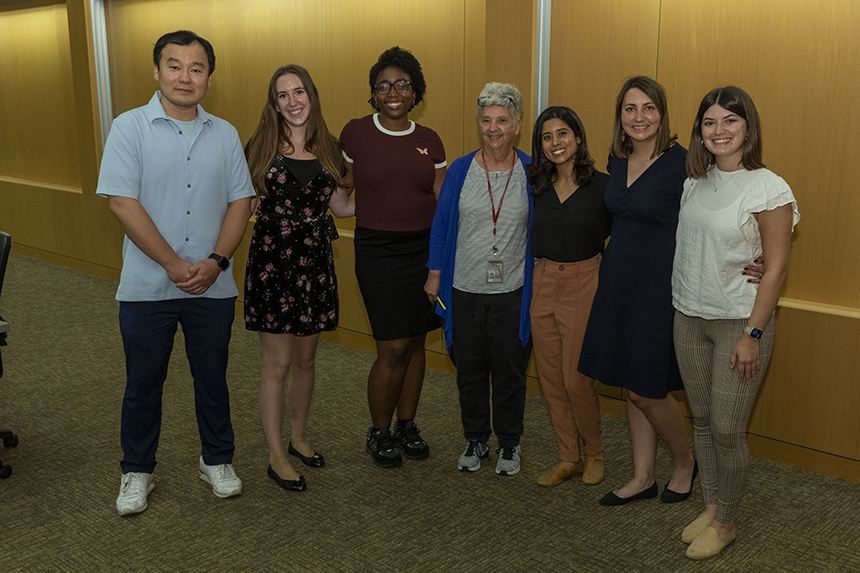 Biomedical Science Program students at Temple University’s Lewis Katz School of Medicine following the Annual Dawn Marks Research Day