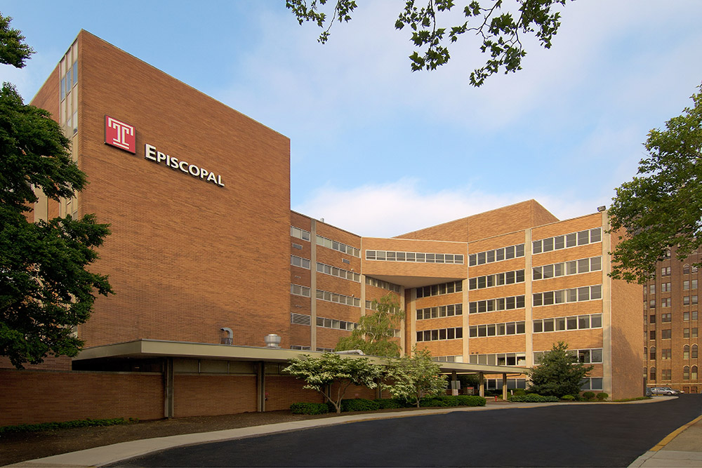 the exterior of Temple University Hospital - Episcopal Campus