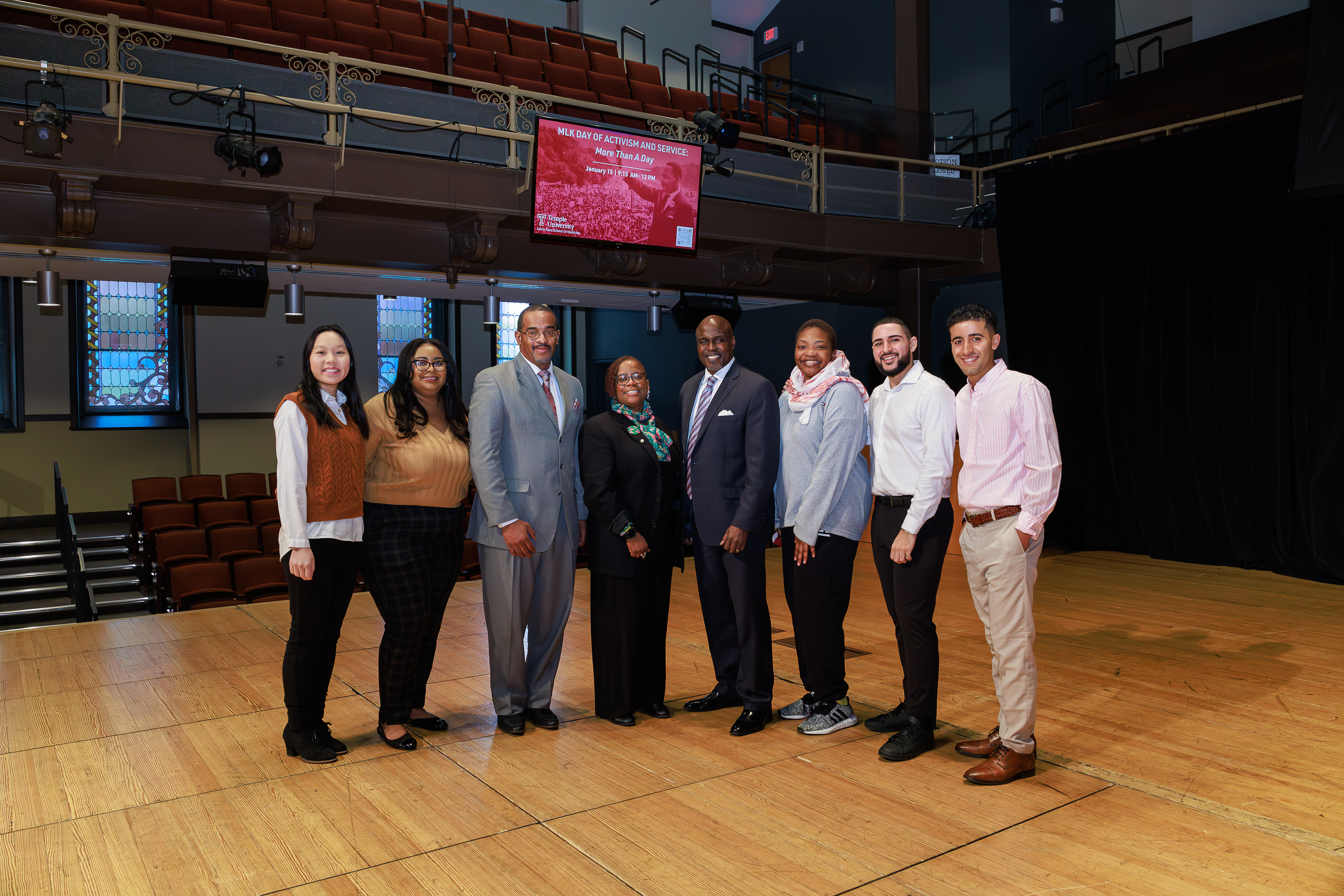A team of planners for the MLK Day event