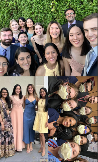 Temple University Hospital residents at work and at a formal event