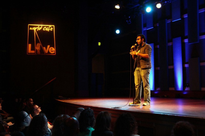 Zeeshan, a Temple Internal Medicine resident, performs at World Cafe Live in Philadelphia