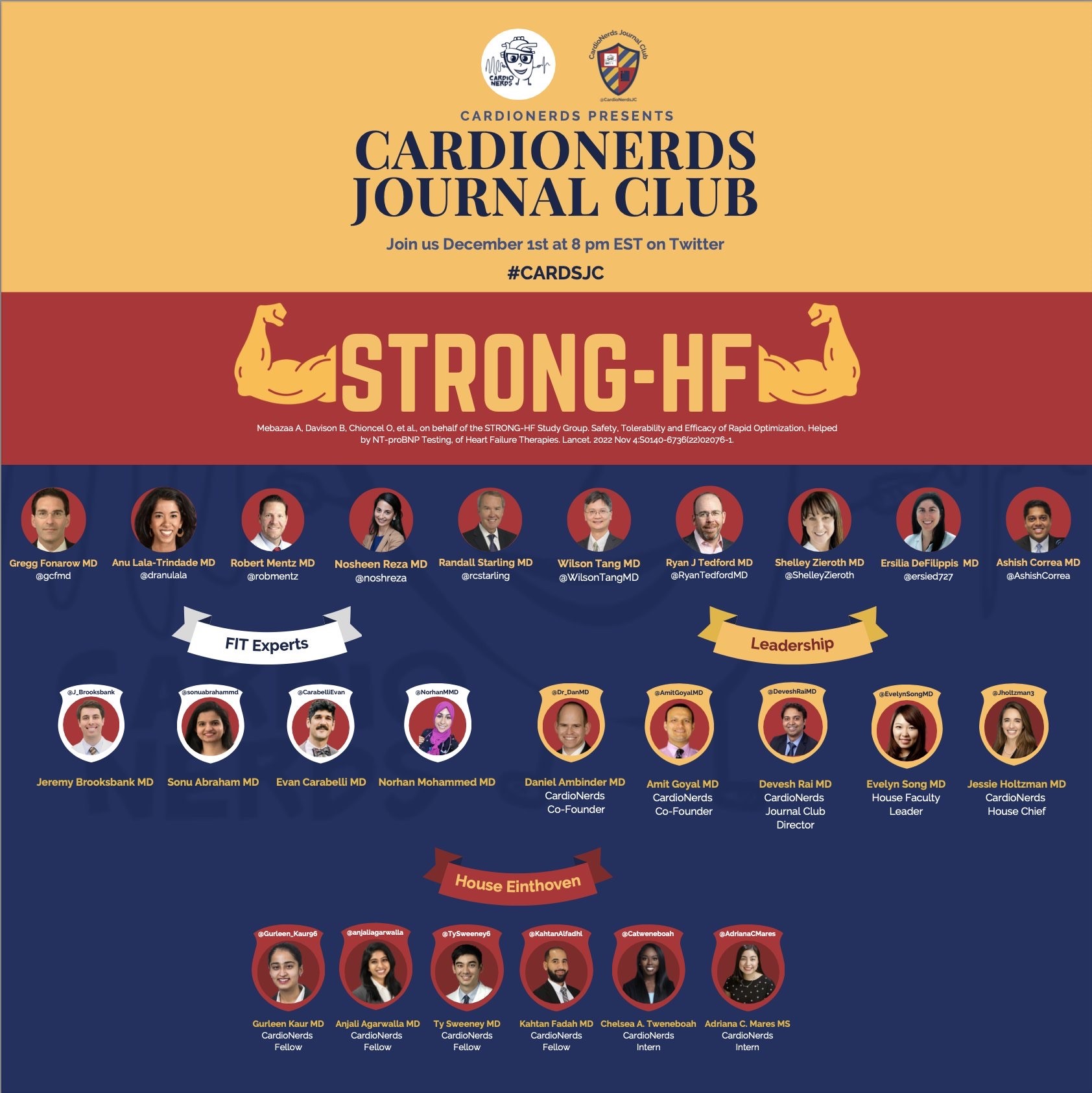 Cardioners Journal Club Poster: Strong-HF 