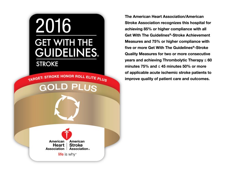 Temple University Hospital has earned the American Heart Association / American Stroke Association’s Get With The Guidelines® – Stroke Plus Gold Award, and Target: Stroke (SM) Honor Roll Elite Plus Recognition, for implementing proven quality improvement measures for the treatment of patients who suffer stroke. This program was developed to foster consistent adherence to nationally recognized, research-based guidelines that speed recovery and reduce death and disability for those who experience stroke. To qualify for the Target: Stroke Honor Roll Elite Plus, hospitals must meet quality measures developed to reduce the time between the patient’s arrival at the hospital and treatment with the clot-buster tissue plasminogen activator, or tPA, the only drug approved by the U.S. Food and Drug Administration to treat ischemic stroke. If given intravenously in the first three hours after the start of stroke symptoms, tPA has been shown to reduce the effects of stroke and lessen the chance of permanent disability. Temple University Hospital earned the award by meeting specific quality achievement measures for the diagnosis and treatment of stroke patients. “Quick and decisive action makes all the difference when a stroke occurs, and the criteria for this award reflect this urgency,” said Verdi J. DiSesa, MD, MBA, President & CEO of Temple University Hospital. “We have adhered closely to the AHA/ASA Get With The GuideIines Stroke achievement indicators, and have made particularly impressive strides in reducing our ‘door to needle’ time to ensure that stroke patients receive clot-dissolving medication as soon as possible after arrival at the hospital.” “The American Heart Association and American Stroke Association recognize Temple University Hospital for its commitment to stroke care,” said Paul Heidenreich, MD, MS, national chairman of the Get With The Guidelines Steering Committee and Professor of Medicine at Stanford University. “Research has shown there are benefits to patients who are treated at hospitals that have adopted the Get With The Guidelines program.” Get With The Guidelines® - Stroke puts the expertise of the American Heart Association and American Stroke Association to work for hospitals nationwide, helping to ensure that the care provided to patients is aligned with the latest research-based guidelines. Developed with the goal to save lives and improve recovery, Get With The Guidelines® - Stroke has helped more than 3 million patients since 2003. According to the American Heart Association/American Stroke Association, stroke is the No. 5 cause of death and a leading cause of adult disability in the United States. On average, someone in the U.S. suffers a stroke every 40 seconds, someone dies of a stroke every four minutes, and nearly 800,000 people suffer a new or recurrent stroke each year.