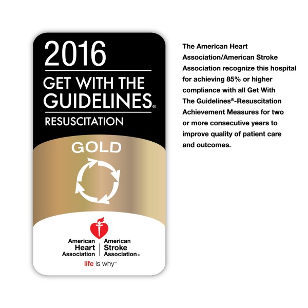 Temple University Hospital Earns American Heart Association's Get With The Guidelines® – Resuscitation Gold Quality Achievement Award