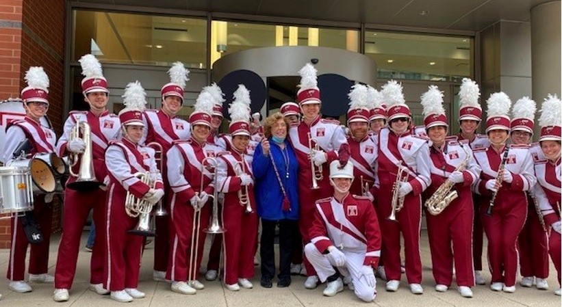 Marching Band and Nancy