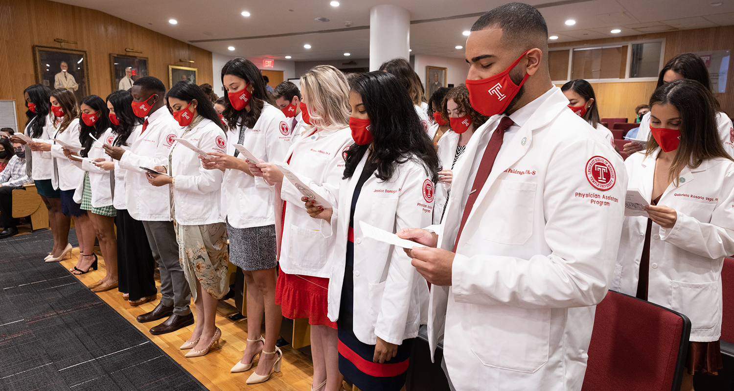 PA Students at White Coat