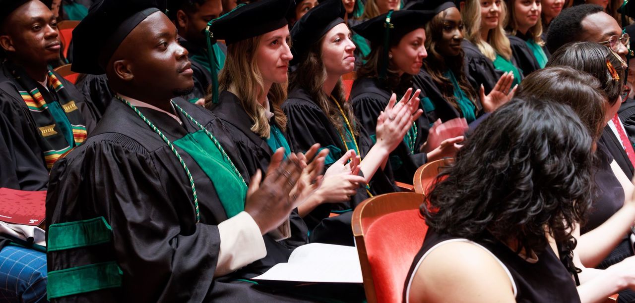 Commencement Students Clapping