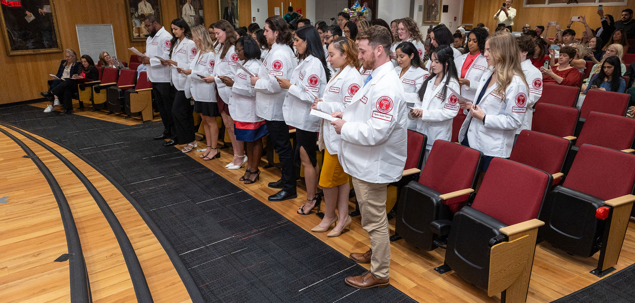 Lewis Katz School of Medicine Physician Assistant White Coat Ceremony